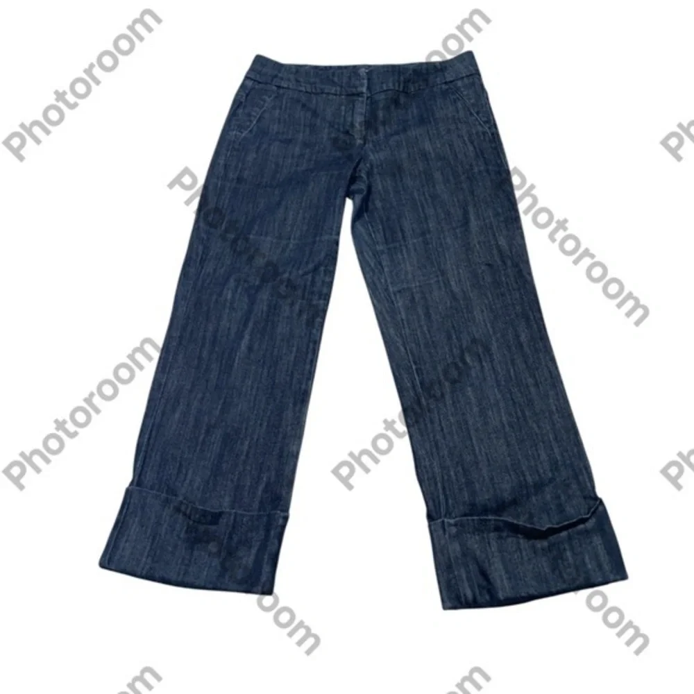 New York & Company Dark Blue Denim Pants